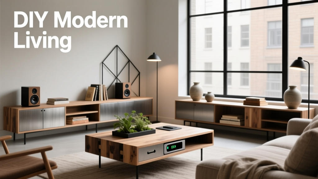 12 DIY Modern Living Room Ideas