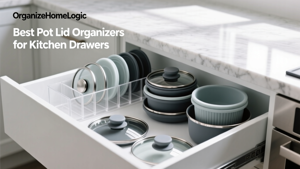 Best Pot Lid Organizers for Kitchen Drawers