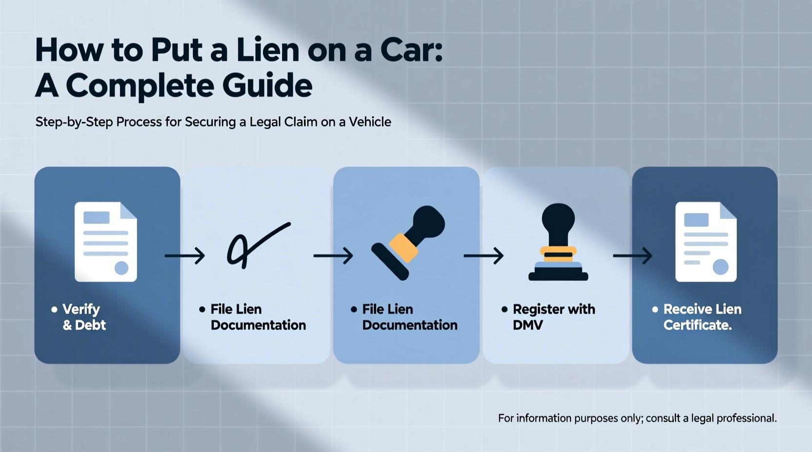 how to put a lien on a car
