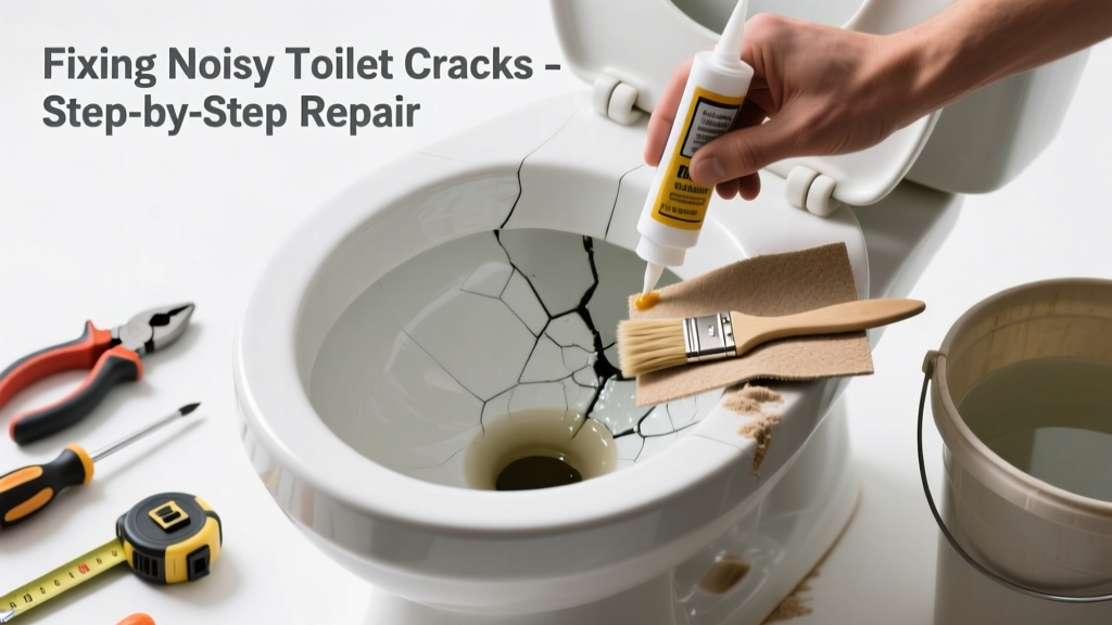 Fixing a Cracked Toilet Bowl That Makes Noise