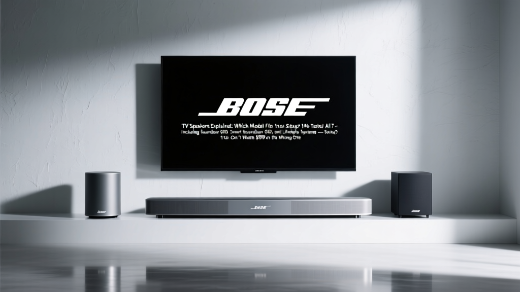 Bose TV Speakers Explained: Which Model Fits Your Setup? We Tested All 7 — Including Soundbar 900, Smart Soundbar 600, and Lifestyle Systems — So You Don’t Waste $399 on the Wrong One