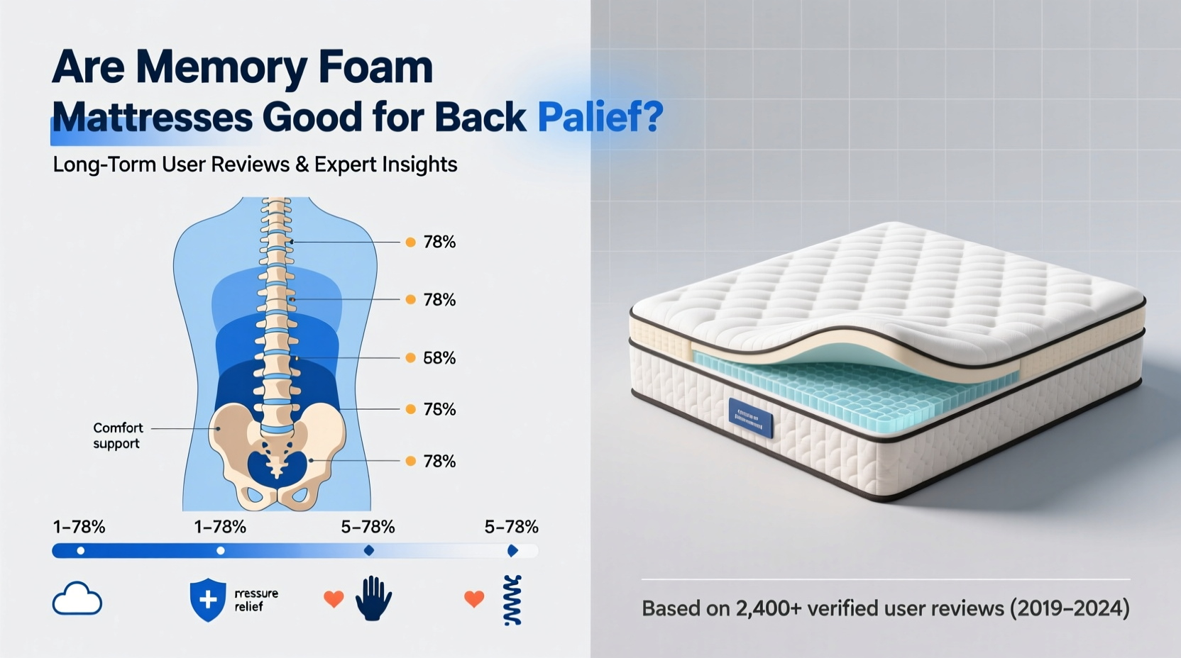 are memory foam mattresses good for back pain long term user reviews