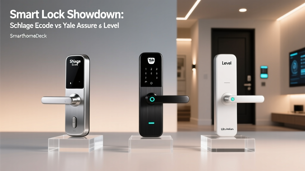 Smart Lock Showdown: Schlage Encode vs Yale Assure vs Level