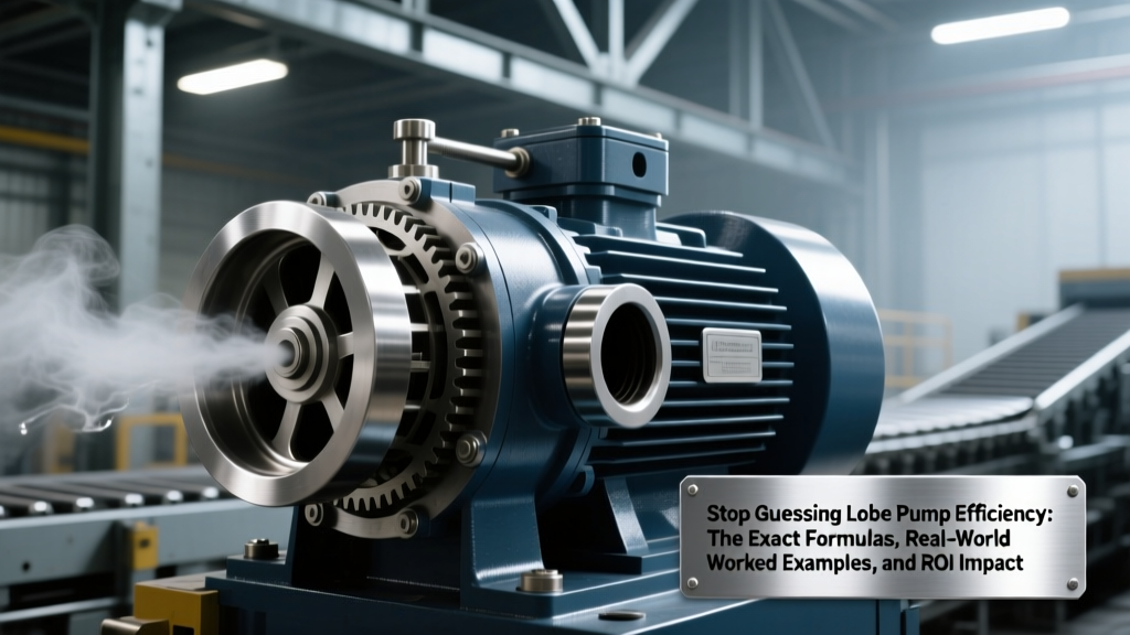 Lobe Pump Efficiency: Isentropic vs. Volumetric vs. Overall