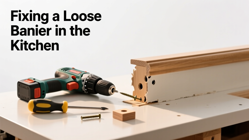 Fixing a Loose Banister in the Kitchen: Quick Repair Guide