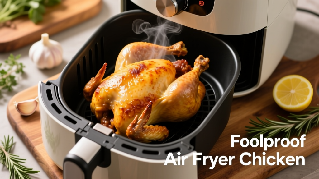 Air Fry a Whole Chicken: Crispy, Juicy & Foolproof