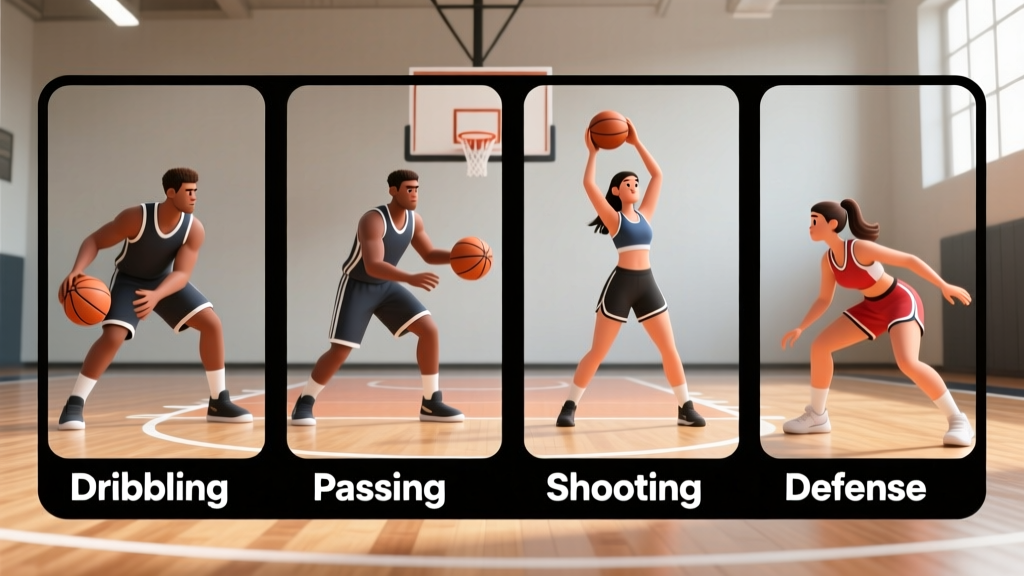 Basketball Essentials: Rules, Court, Skills