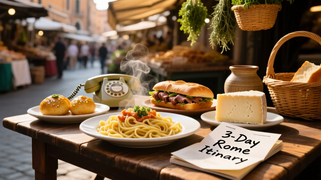 A Realistic, Flavor-Focused 3-Day Rome Itinerary: Pasta, Piazzas, and Authentic Local Life