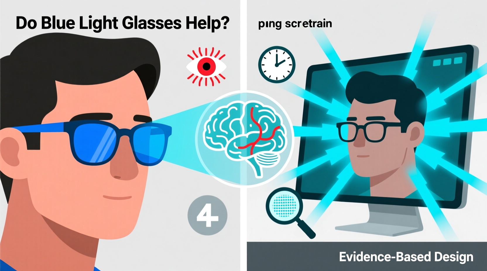 are blue light glasses helping eye strain or just placebo effect