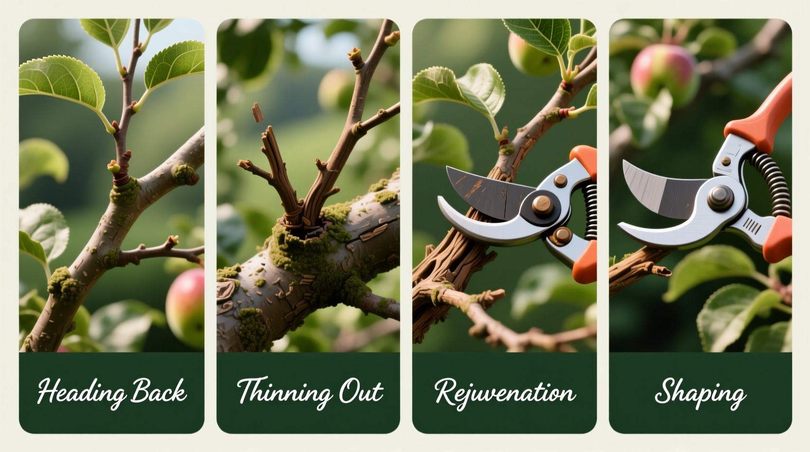 the different pruning techniques and why every gardene