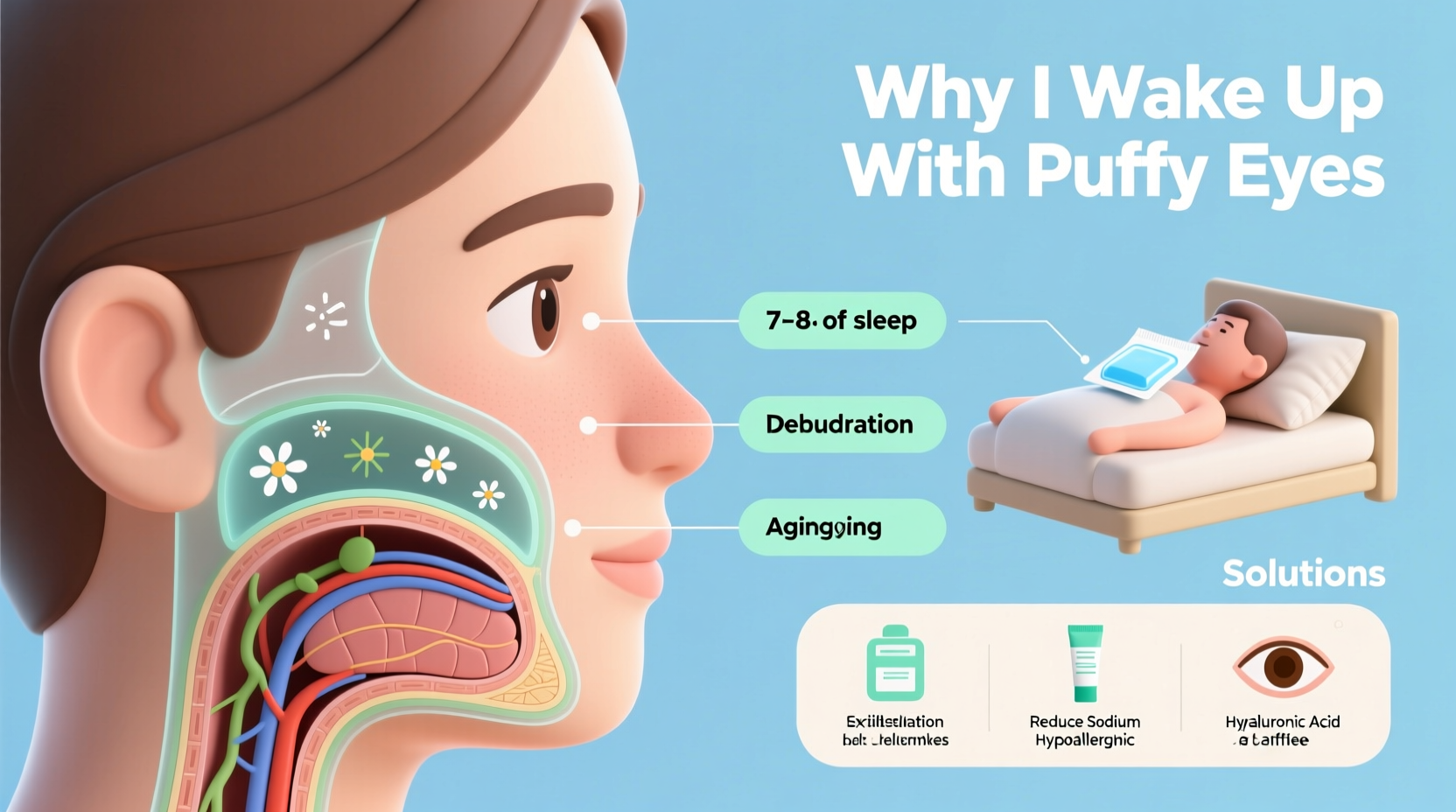 why do i wake up with puffy eyes possible reasons and solutions