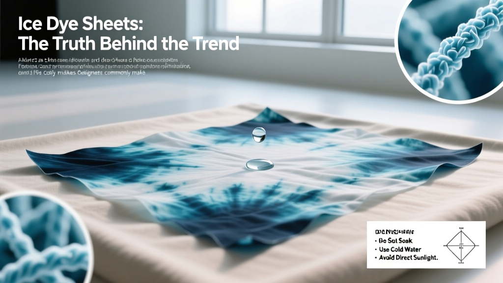 Ice Dye Sheets: The Truth Behind the Trend