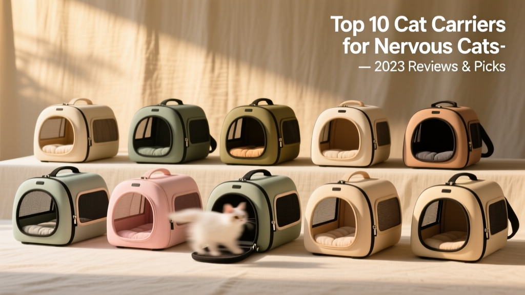 10 Best Cat Carriers for Nervous Cats – 2023 Reviews & Top Picks