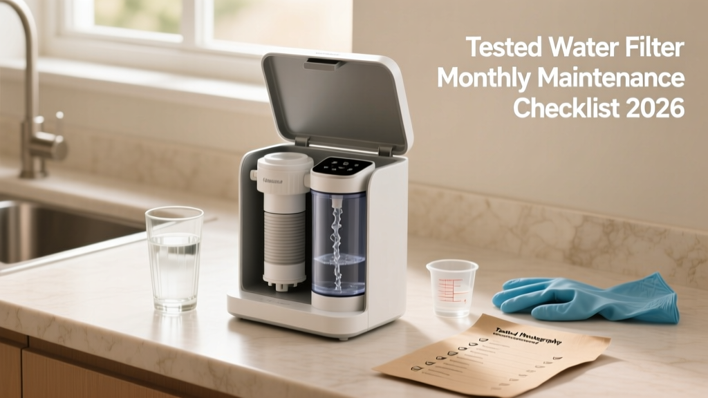 Tested Water Filter Monthly Maintenance Checklist 2026