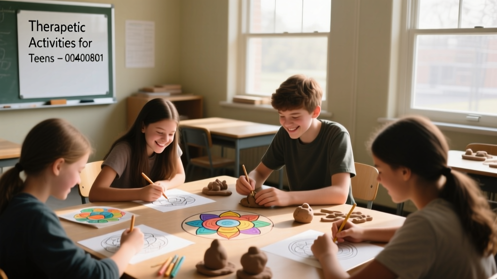 Evidence-Based Therapeutic Activities for Teens: Supporting Emotional Regulation, Identity Development, and Resilience