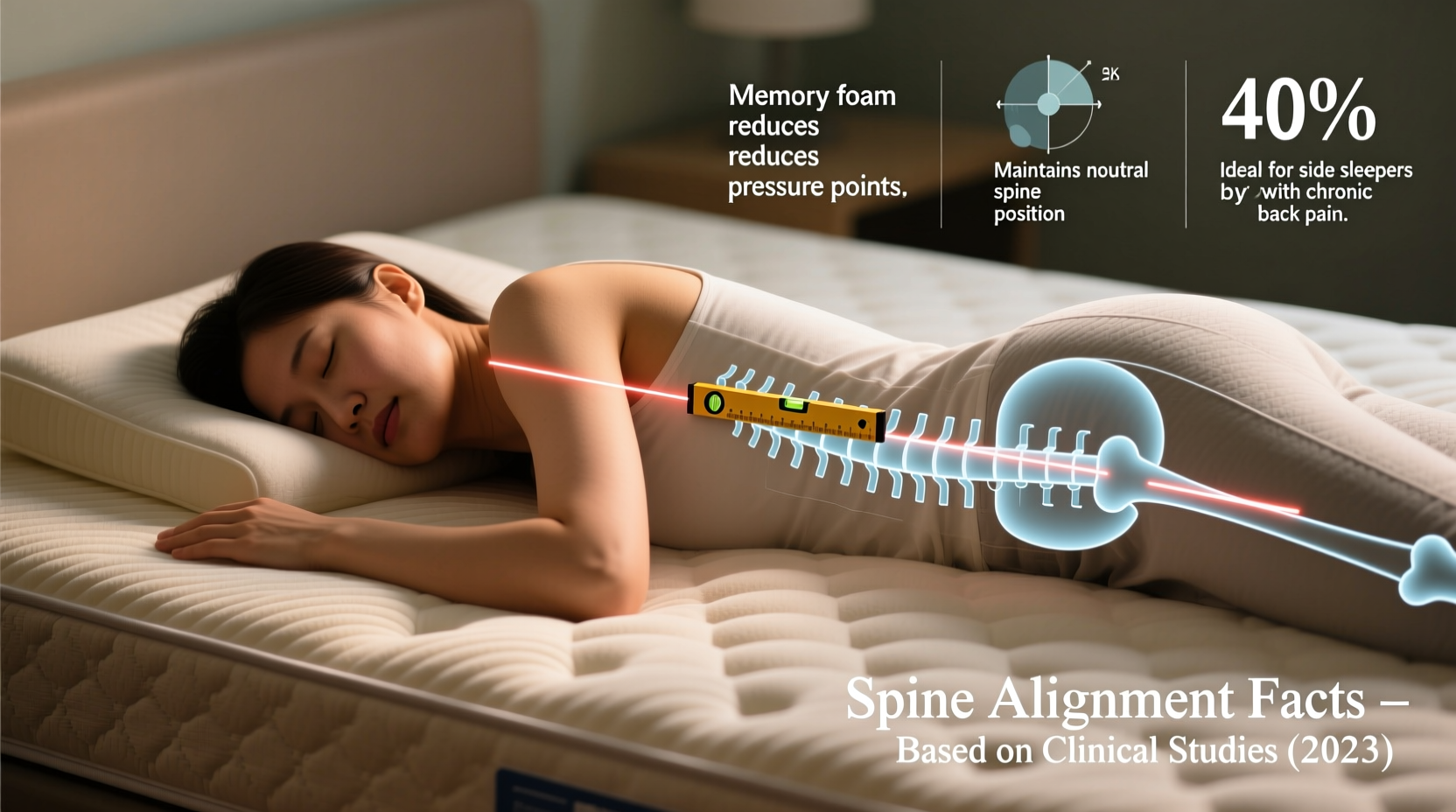are memory foam mattresses good for side sleepers spine alignment facts