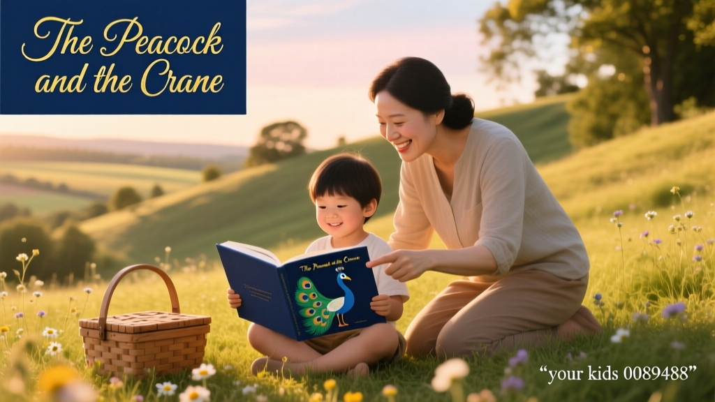 The Peacock and the Crane Story for Your Kids: A Timeless Fable with Real-World Parenting Power