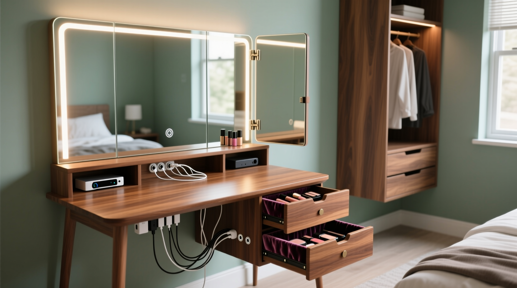 closet organization tips repurpose gaming desk