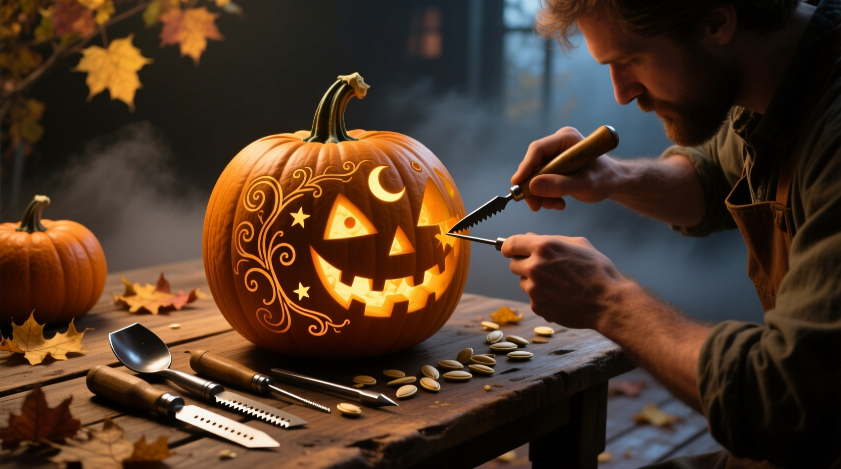 its safer to use pumpkin carving tools instead of kitch
