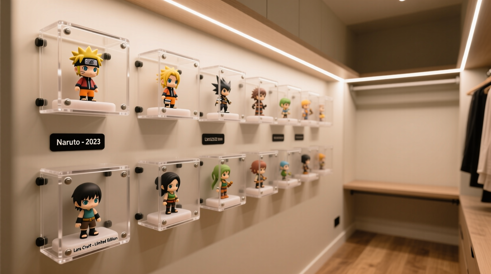 closet organization tips for figurines daily wear