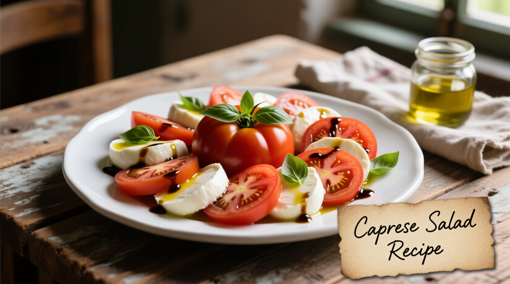 Perfect Tomato Mozzarella Salad Recipe in 15 Minutes