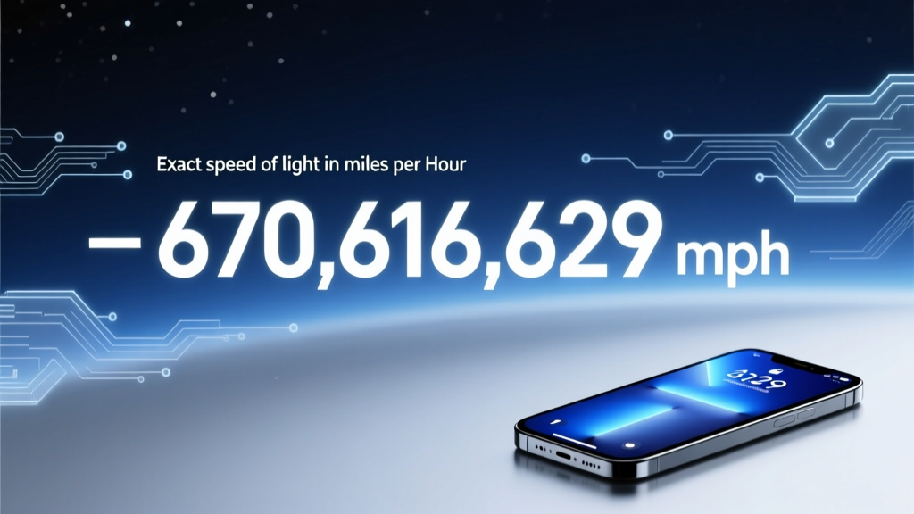 Speed of Light in MPH: 670.6M mph Explained