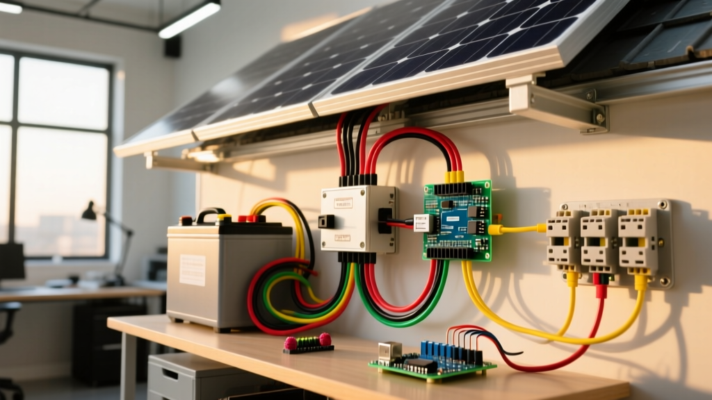 Off-Grid Solar Power Diagram Installation: Sizing, Wiring, and Block Flow