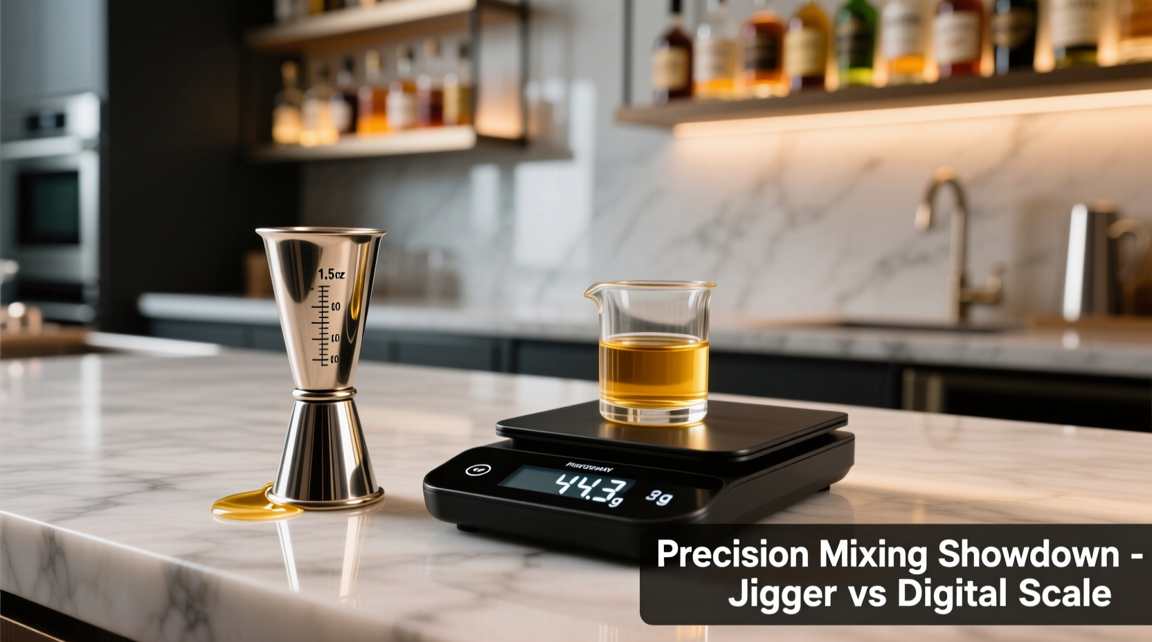 cocktail jigger vs digital scale for precision mixing which gives better repeatability in home cocktail labs