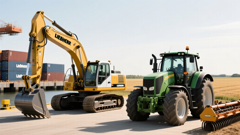 Liebherr Heavy Equipment: Port vs Agricultural Machine Analysis
