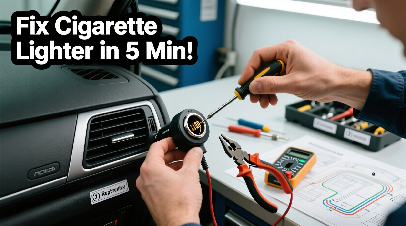 how do you fix a car cigarette lighter