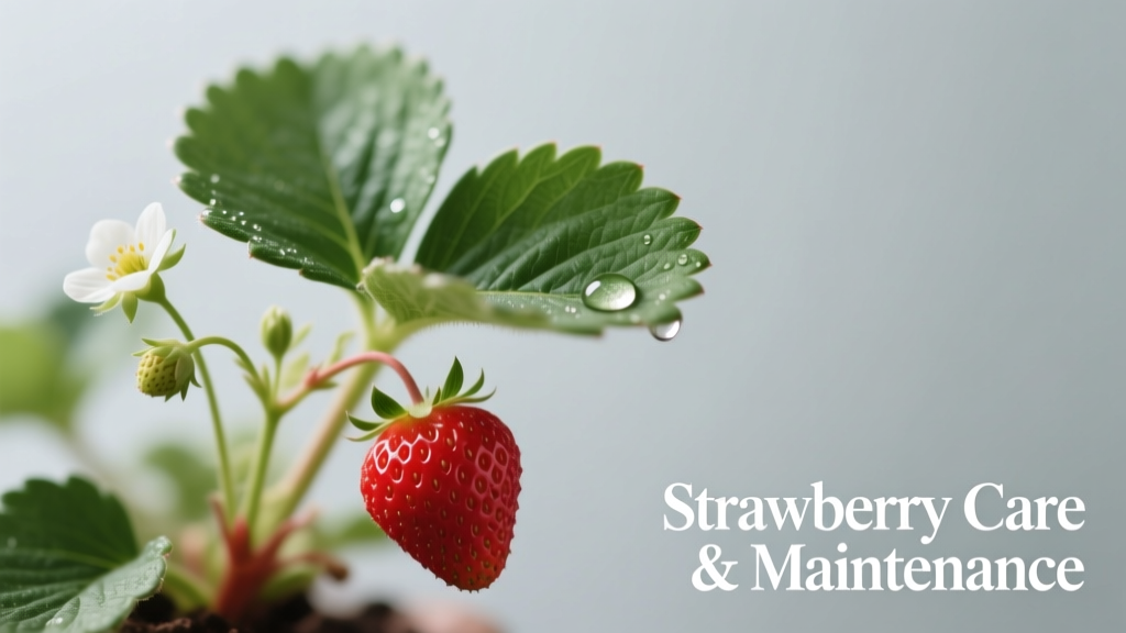 Strawberry Care and Maintenance: Science-Backed Practices for Abundant, Sweet Berries
