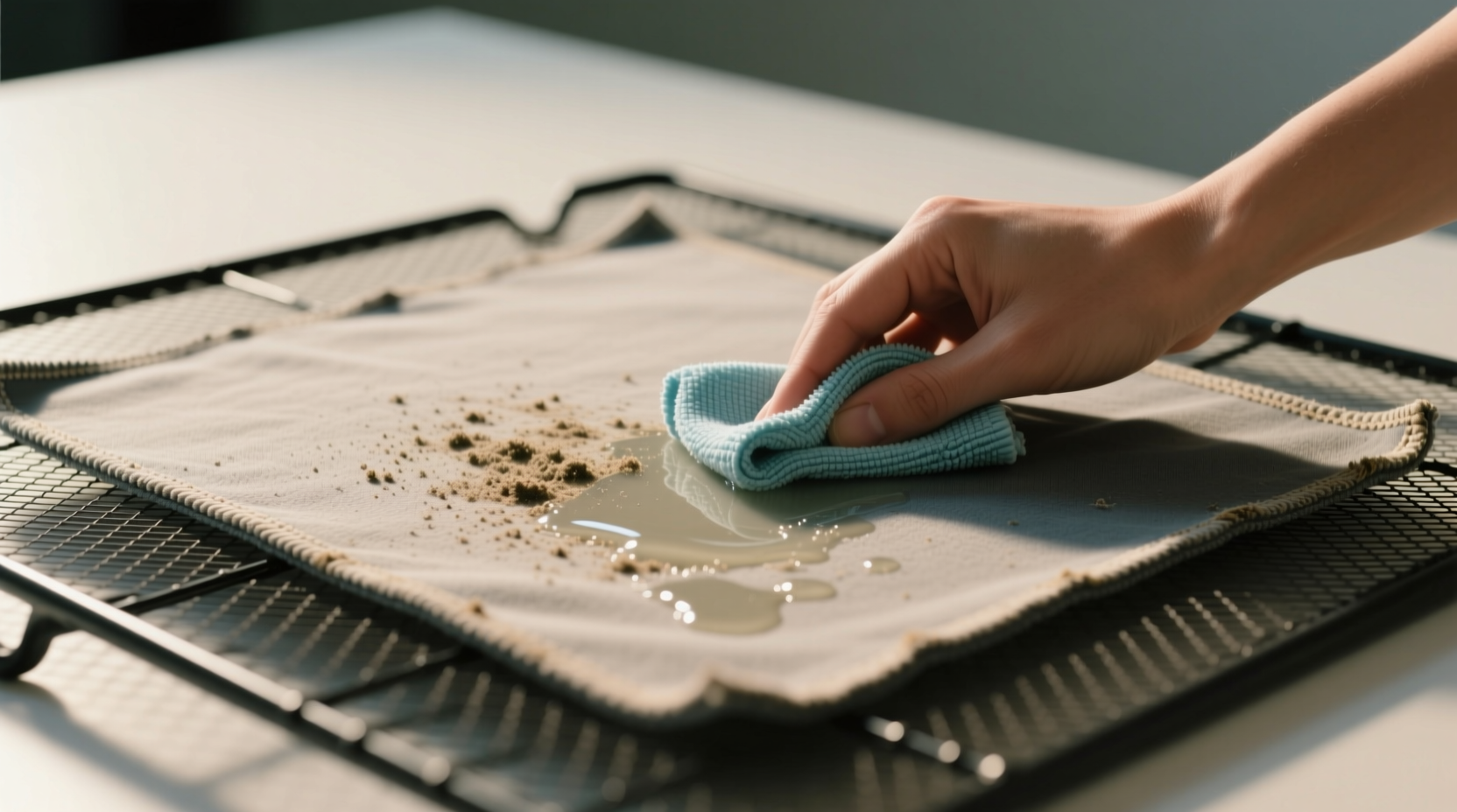 how to clean fabric gaming mouse pads safely