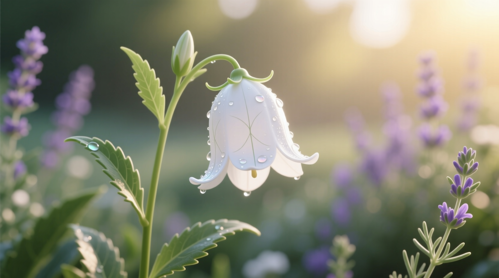white bell looking flower