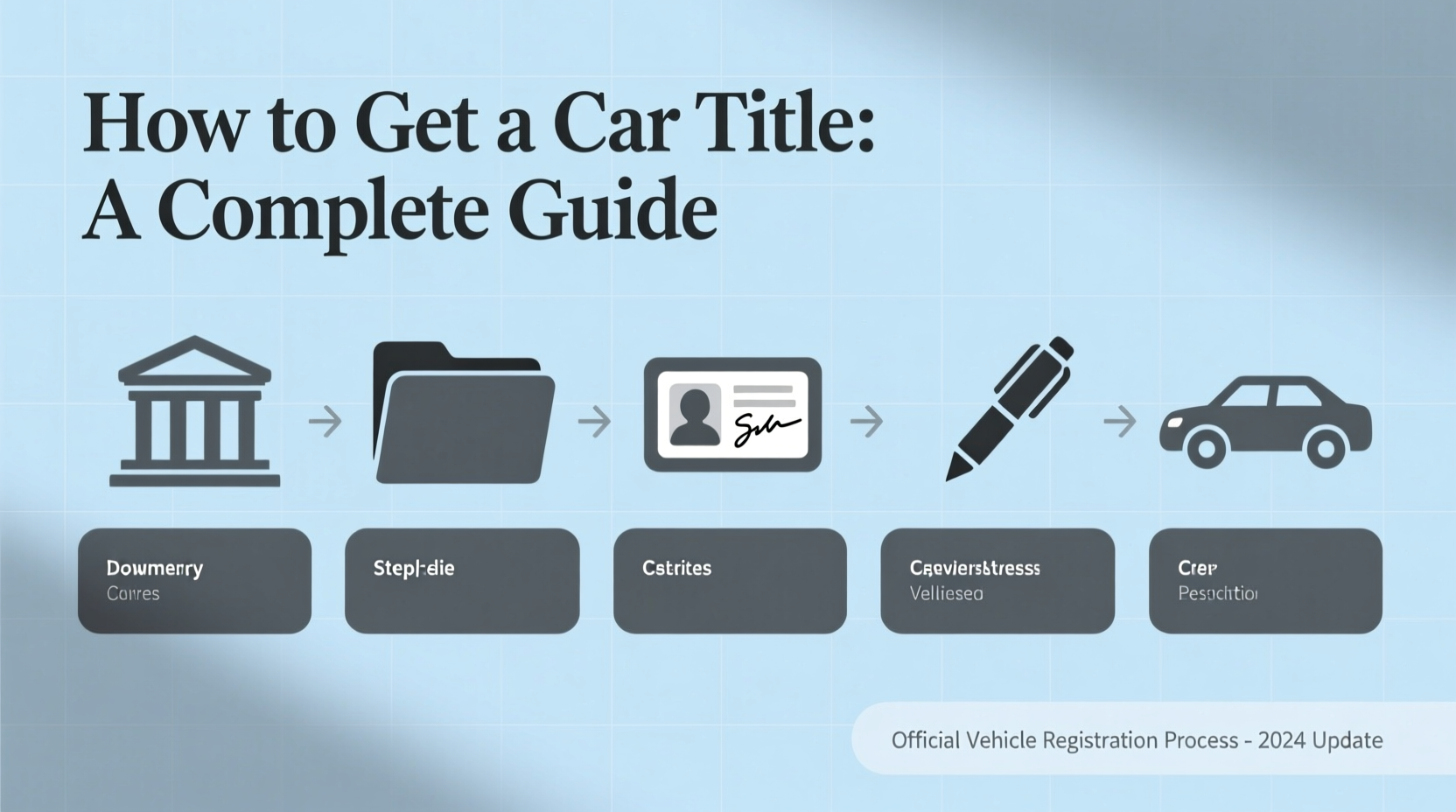 how can i get a title for my car