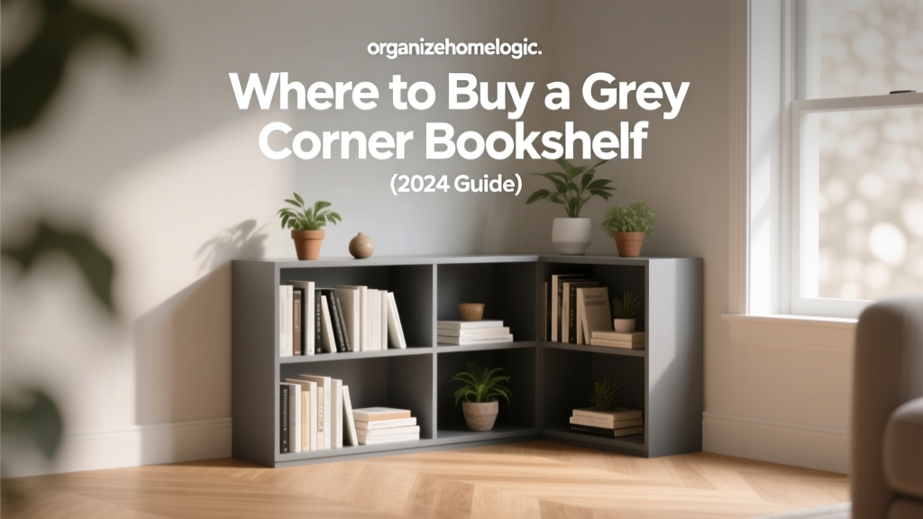 Where to Buy a Grey Corner Bookshelf (2024 Guide)