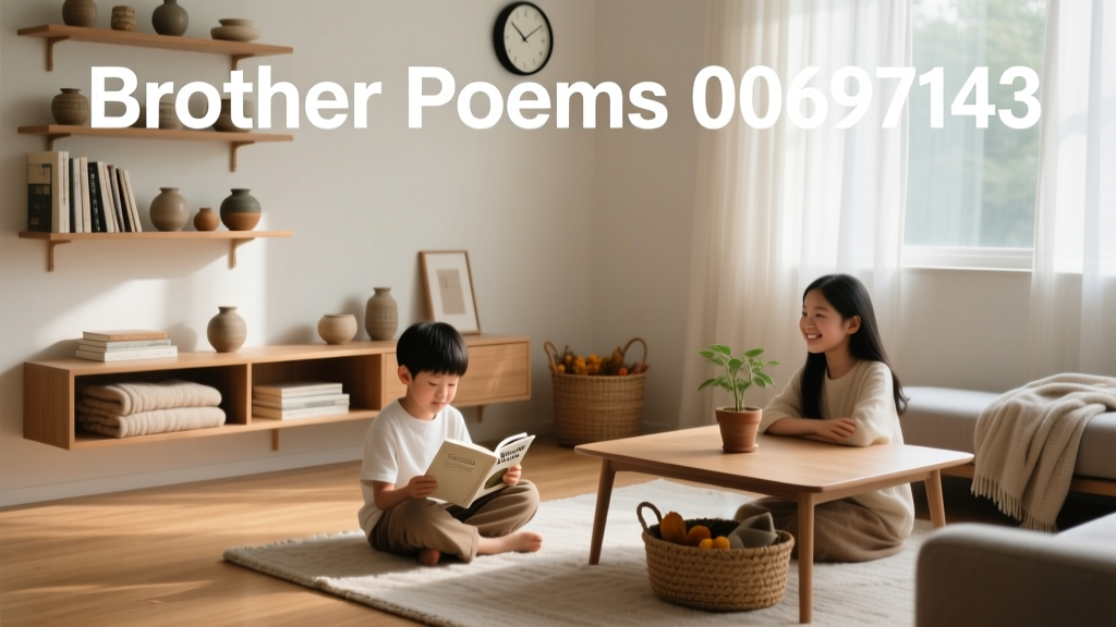Brother Poems: Meaningful Ways to Celebrate Sibling Bonds Through Verse and Daily Practice