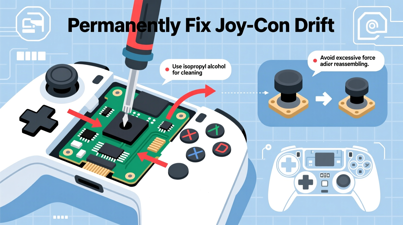how to fix joy con drift permanently without buying a new controller every six months