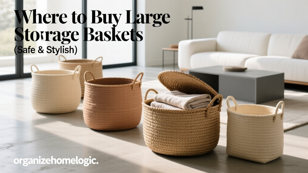 Where to Buy Large Woven Storage Baskets (Safe & Stylish)