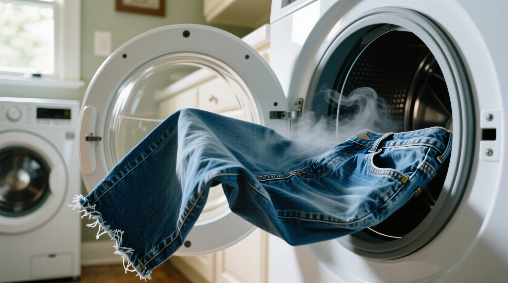 do jeans shrink in the dryer