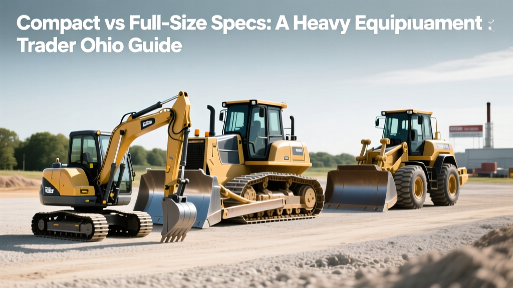 Compact vs Full-Size Specs: A Heavy Equipment Trader Ohio Guide