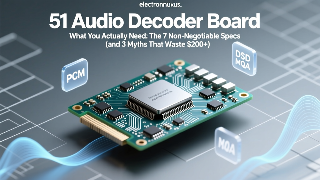 51 Audio Decoder Board What You Actually Need: The 7 Non-Negotiable Specs (and 3 Myths That Waste $200+)