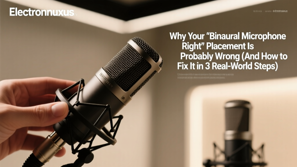 Why Your 'Binaural Microphone Right' Placement Is Probably Wrong (And How to Fix It in 3 Real-World Steps)