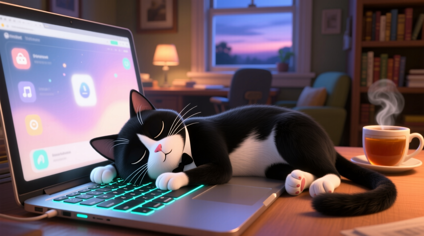 why is my cat suddenly sleeping on my keyboard every single day