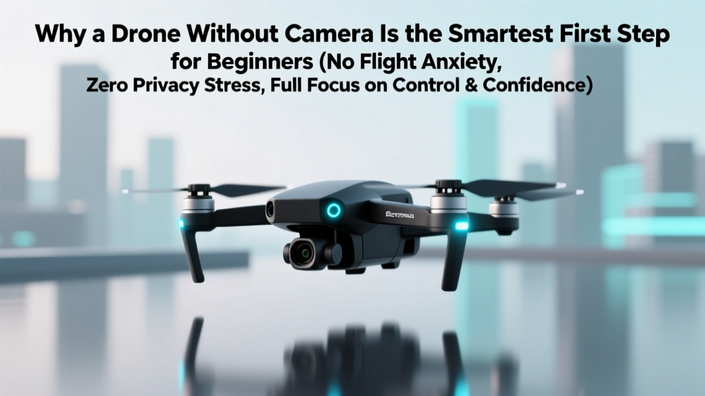 Why a Drone Without Camera Is the Smartest First Step for Beginners (No Flight Anxiety, Zero Privacy Stress, Full Focus on Control & Confidence)