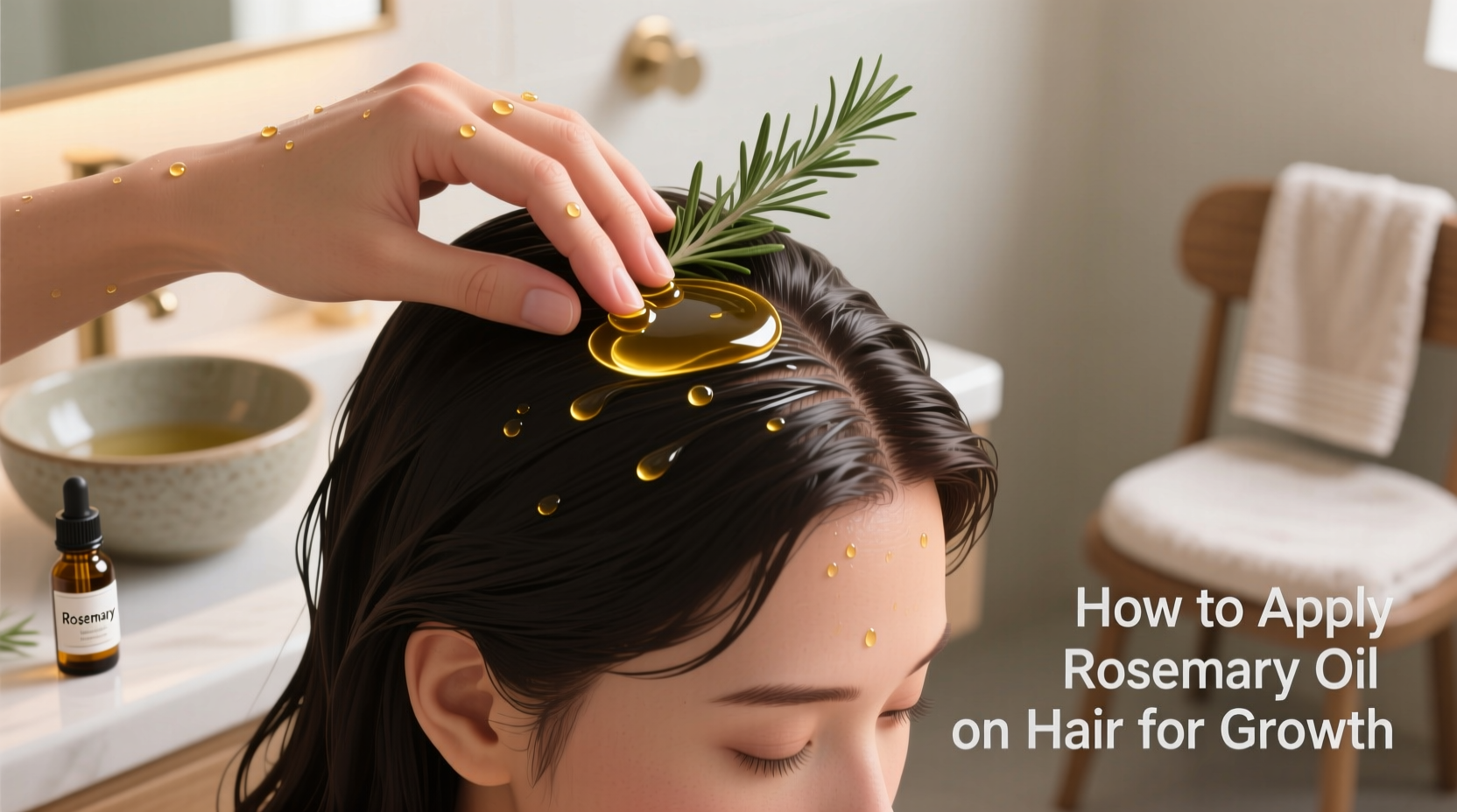Rosemary Oil for Hair Growth: 5 Steps | TheHomeSprouts