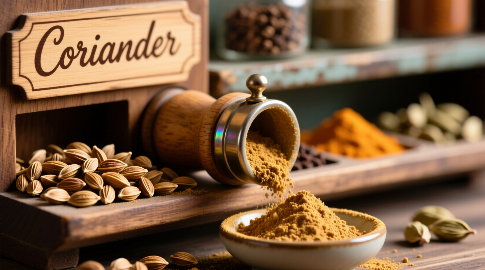 coriander seeds or ground which belongs in your spice rack