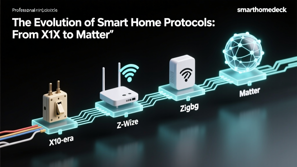 The Evolution of Smart Home Protocols: From X10 to Matter
