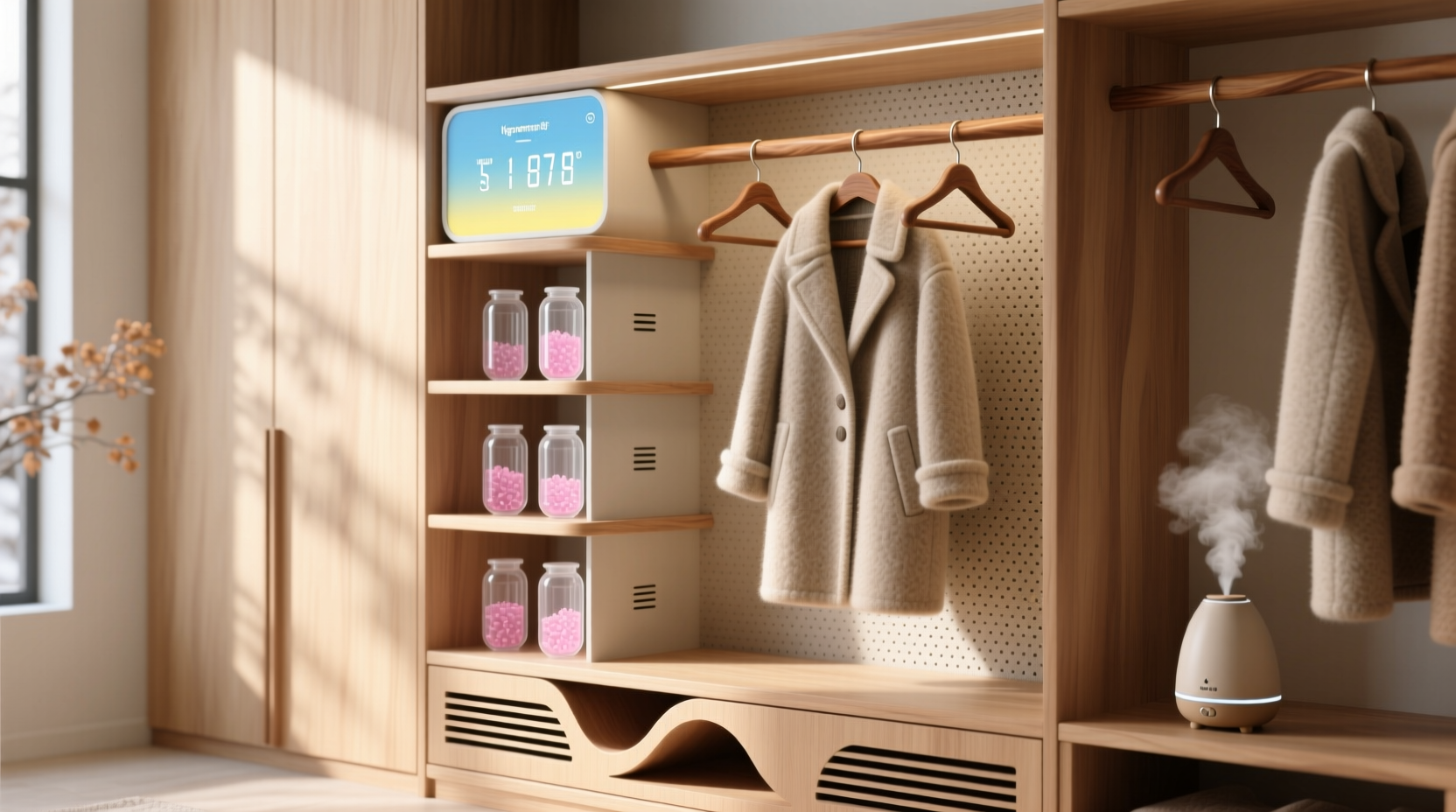 closet organization tips humidity control for wool coats
