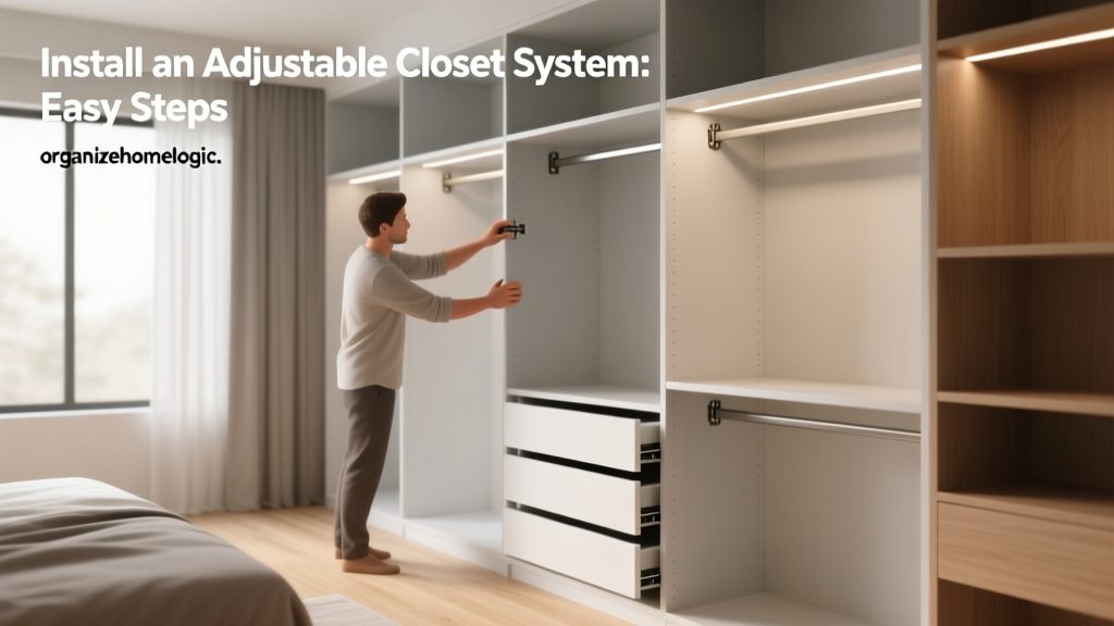 Install an Adjustable Closet System: Easy Steps
