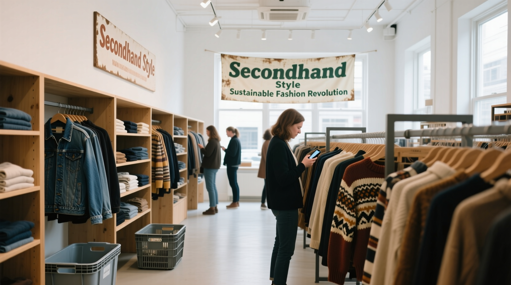 why are thrift stores getting rid of bins and switching to racks